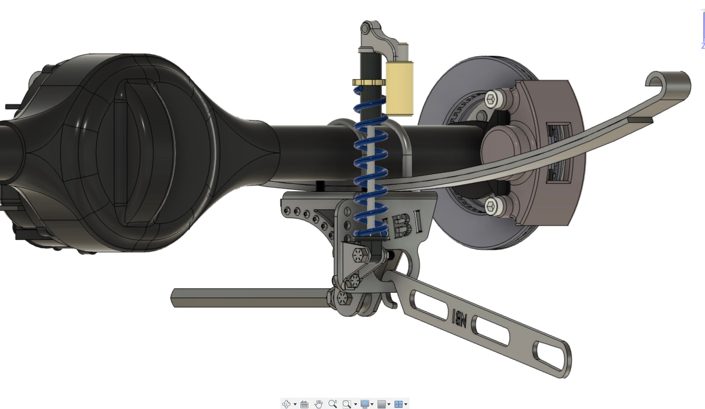 Leaf Spring Bobby Brackets
