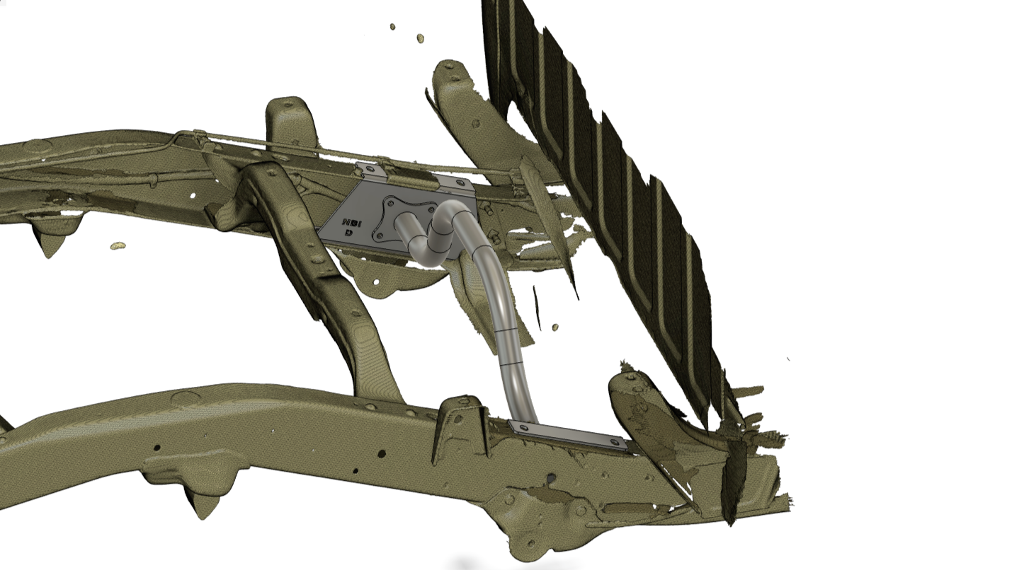 82-03 S10 Bolt In Chassis Cross Brace