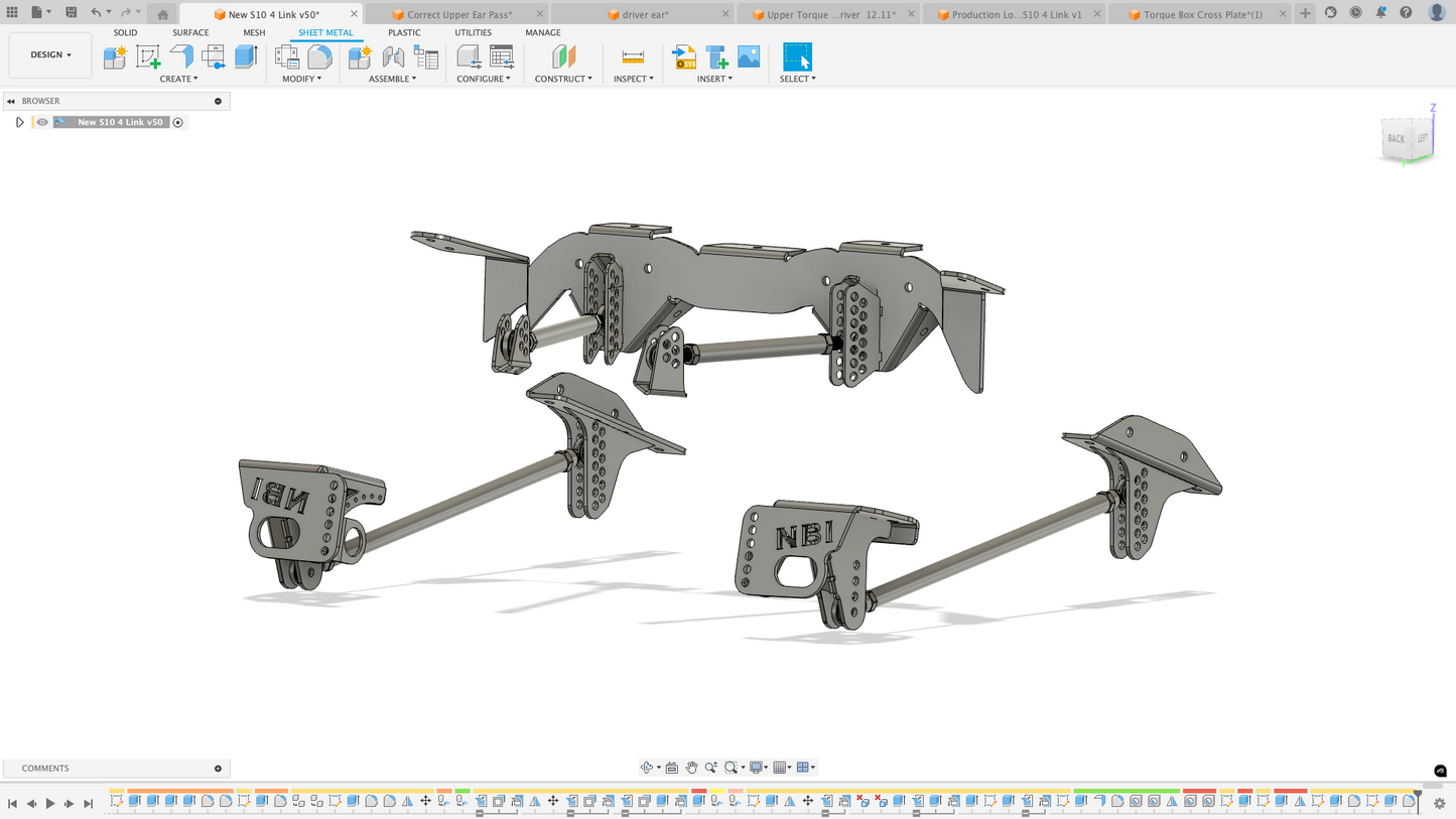 Bolt In S10 4-Link "Basic Kit" Welded *Pre-Sale*