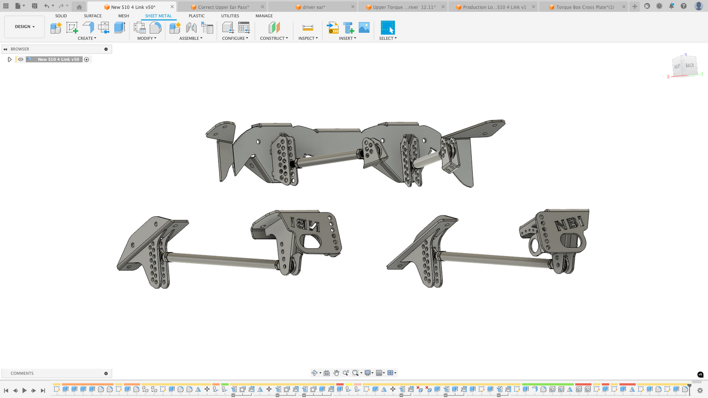 Bolt In S10 4-Link "Basic Kit" Welded *Pre-Sale*