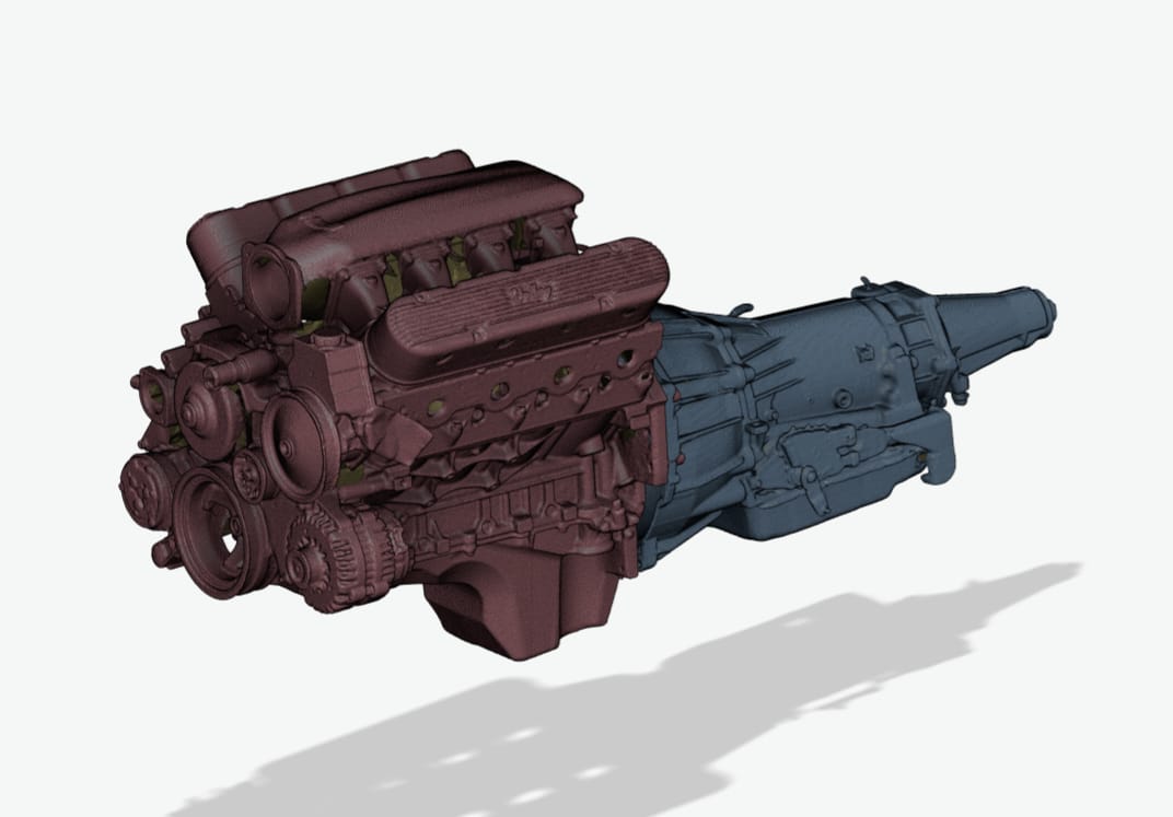 5.3 LS w/ 4L60E Transmission STL file