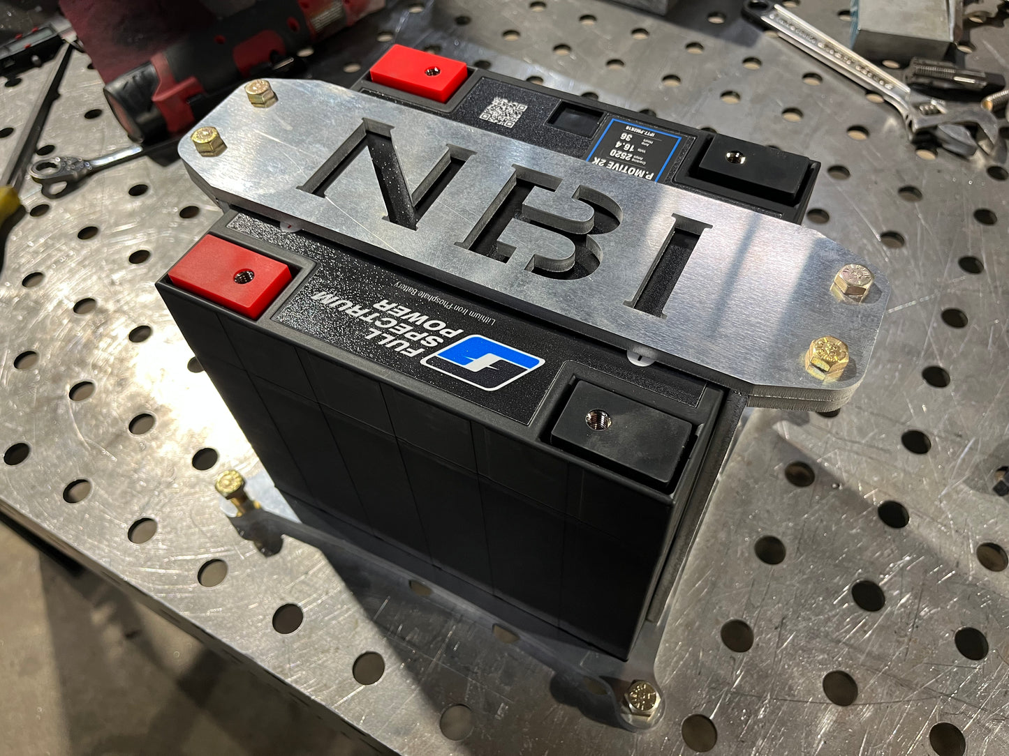 Aluminum Battery Mount For Full Spectrum Battery
