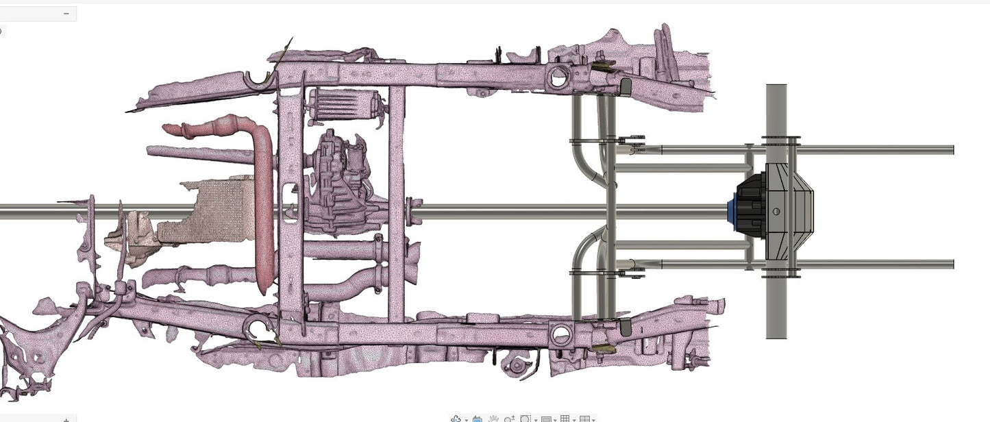 Ford F10 4-Link Back Half "Basic" Kit